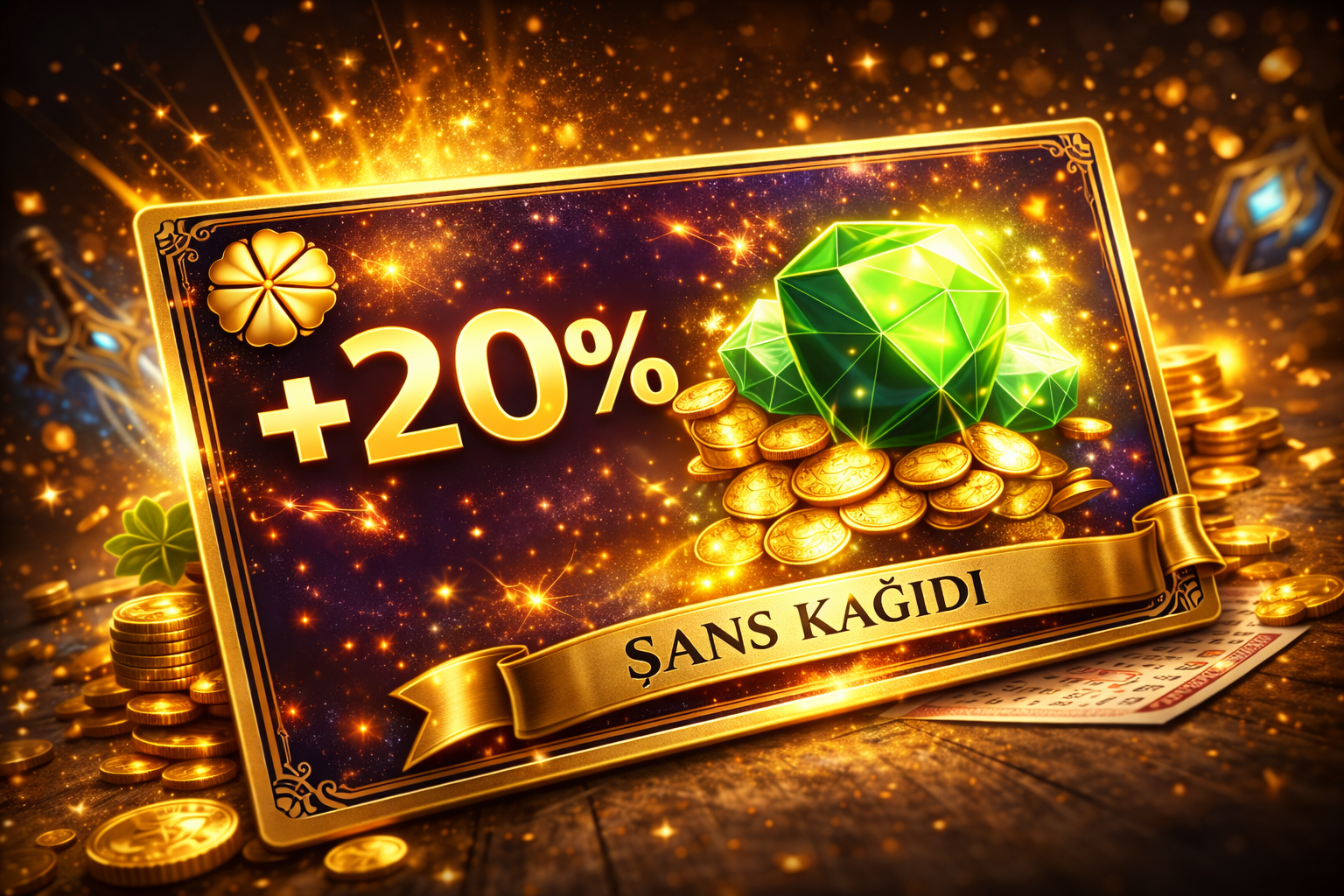 %20 Şans Arttırıcı Kağıt