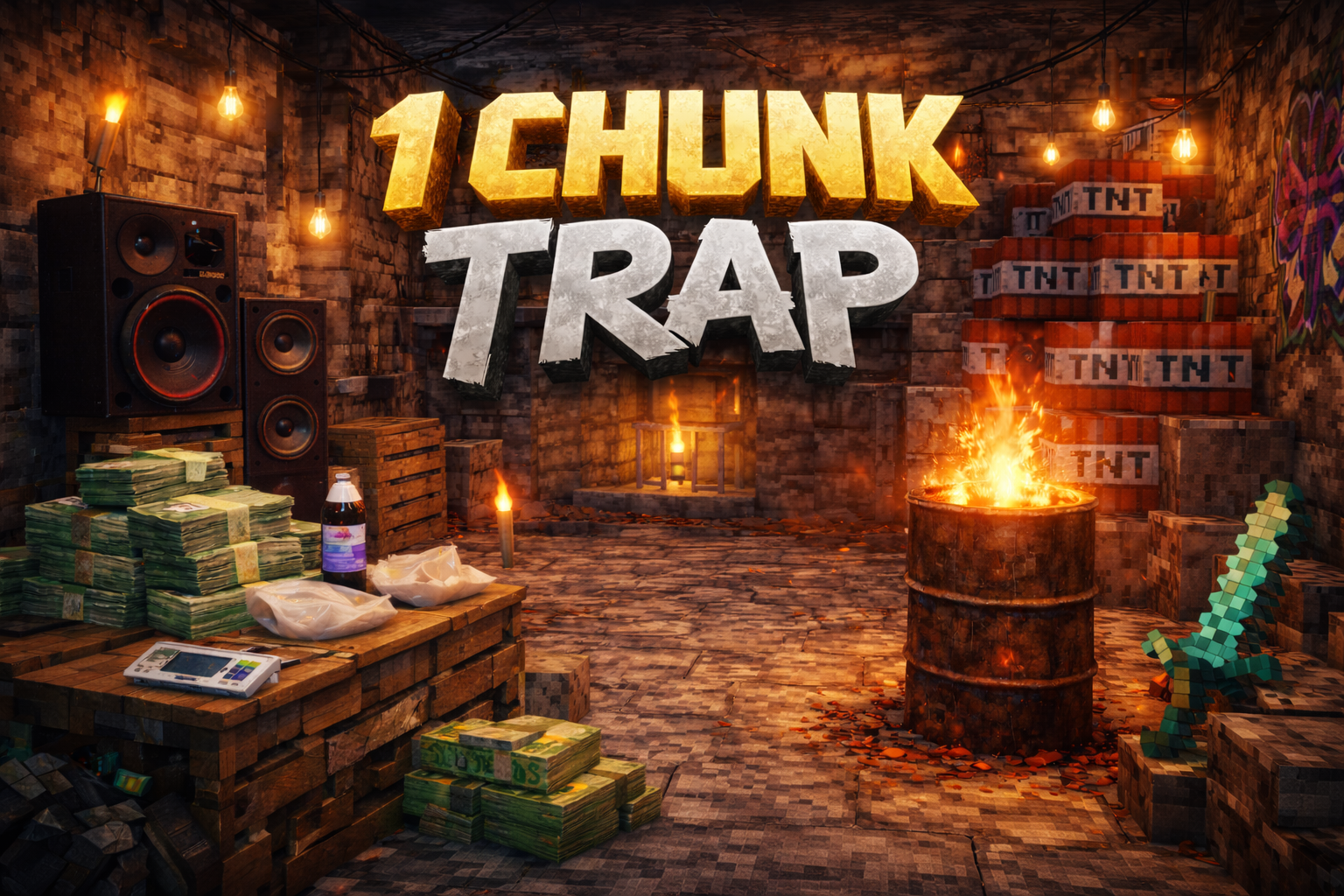 1 Chunk Trap